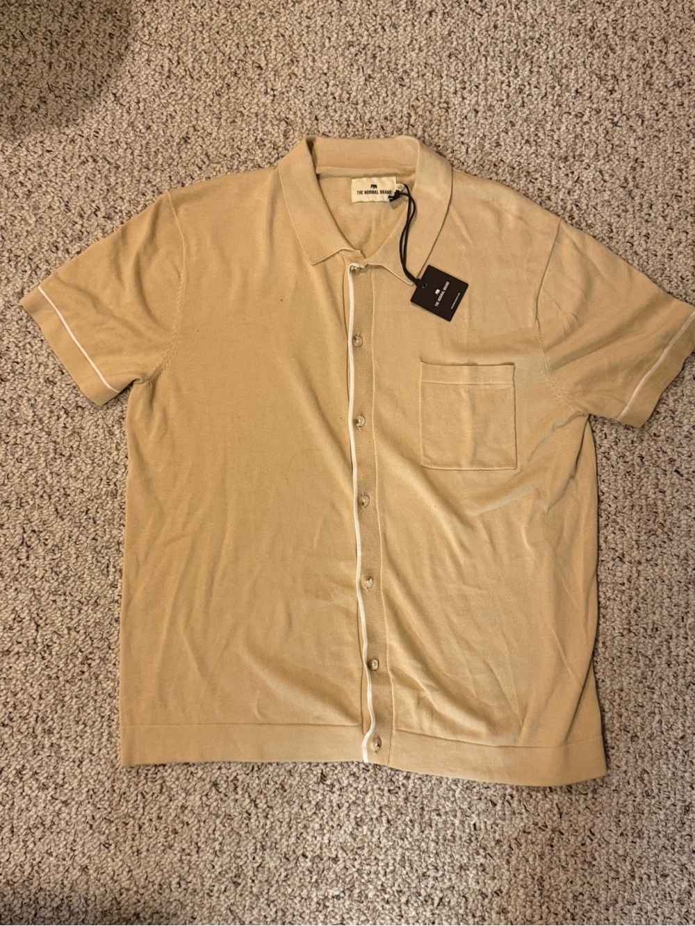 The Normal Brand Robles Knit Button Down